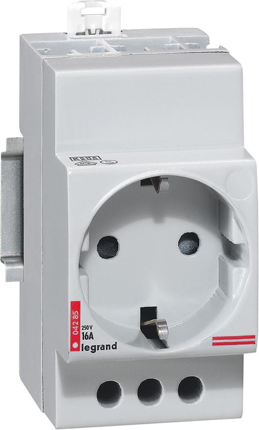 Контакт за DIN-шина шуко 16Α 2.5 мод. Legrand