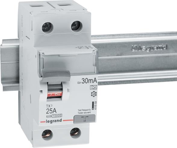 ДТЗ 2P 25А 30mА серия TX3 ID тип A Legrand