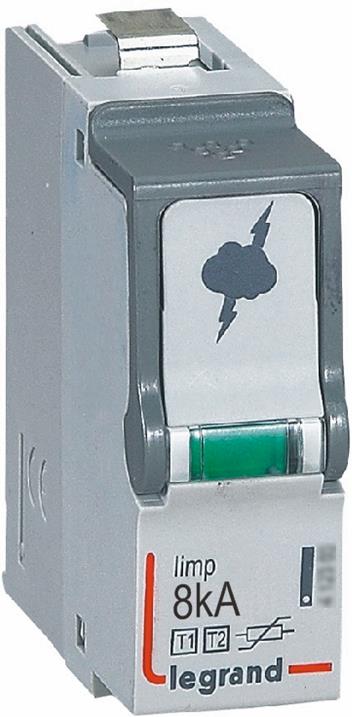 Сменяем модул за катоден отводител тип 1+2 SPD 8kA 320V Legrand
