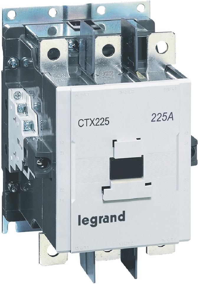Контактор CTX3-225 3P 132kW (225A AC-3) 2NO-2NC 230V 50/60Hz Legrand