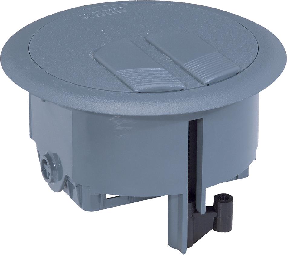 Подова кутия 3 мод. пластмаса кръгла Legrand