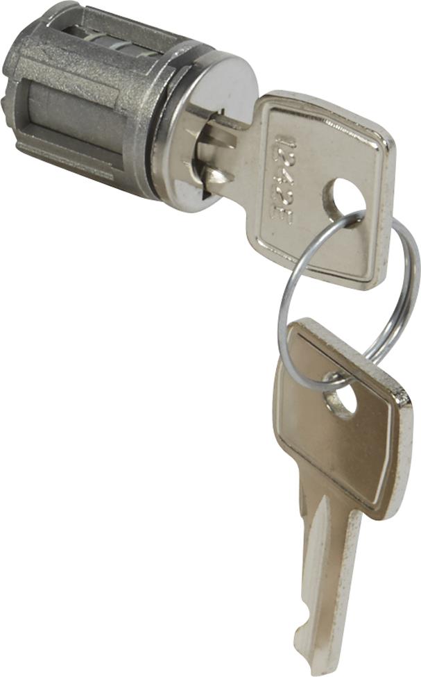 Ключалка за врата/метална и пластмасова/ на табло XL3 с два ключа тип 1242Е Legrand