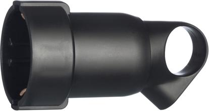 Куплунг черен 2P+Т 16A 250V с ринг Legrand