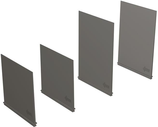 Фазов разделител H-200мм х 4броя за автомат 3P тип Т7 ABB