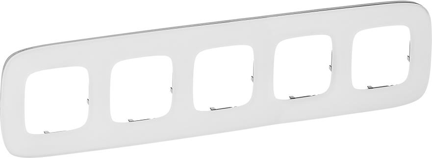 Рамка 5х цвят Бяло Стъкло Valena Allure Legrand