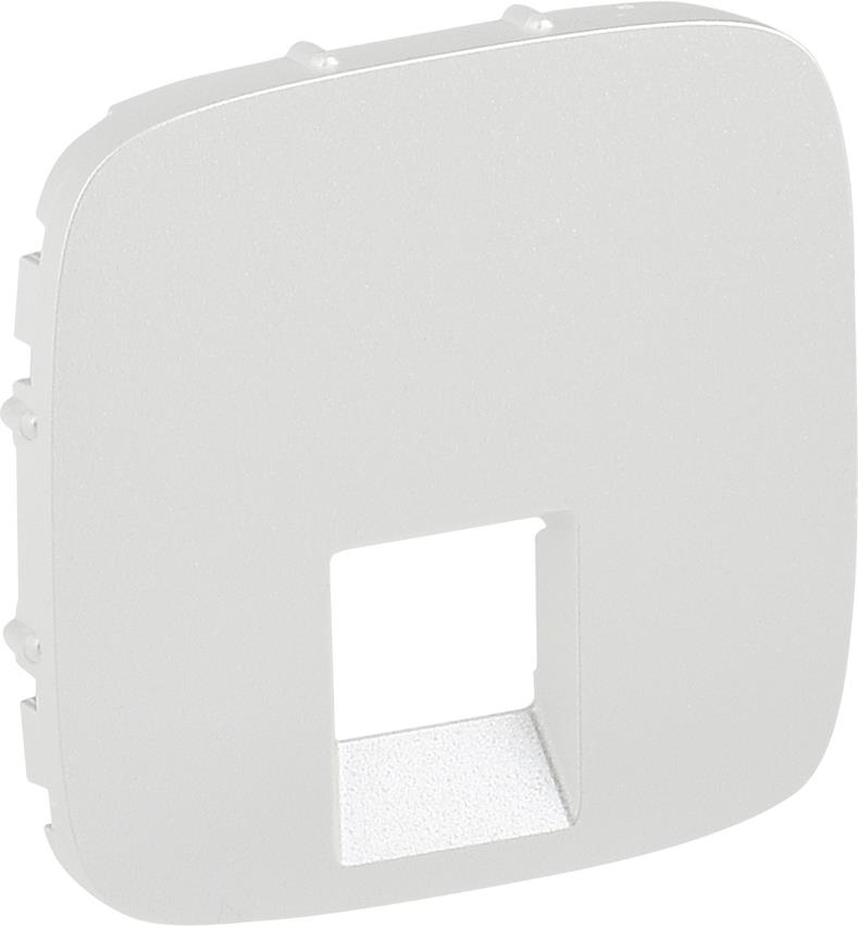 Лицев панел за единична RJ45/RJ11 розетка цвят Перла Valena Allure Legrand