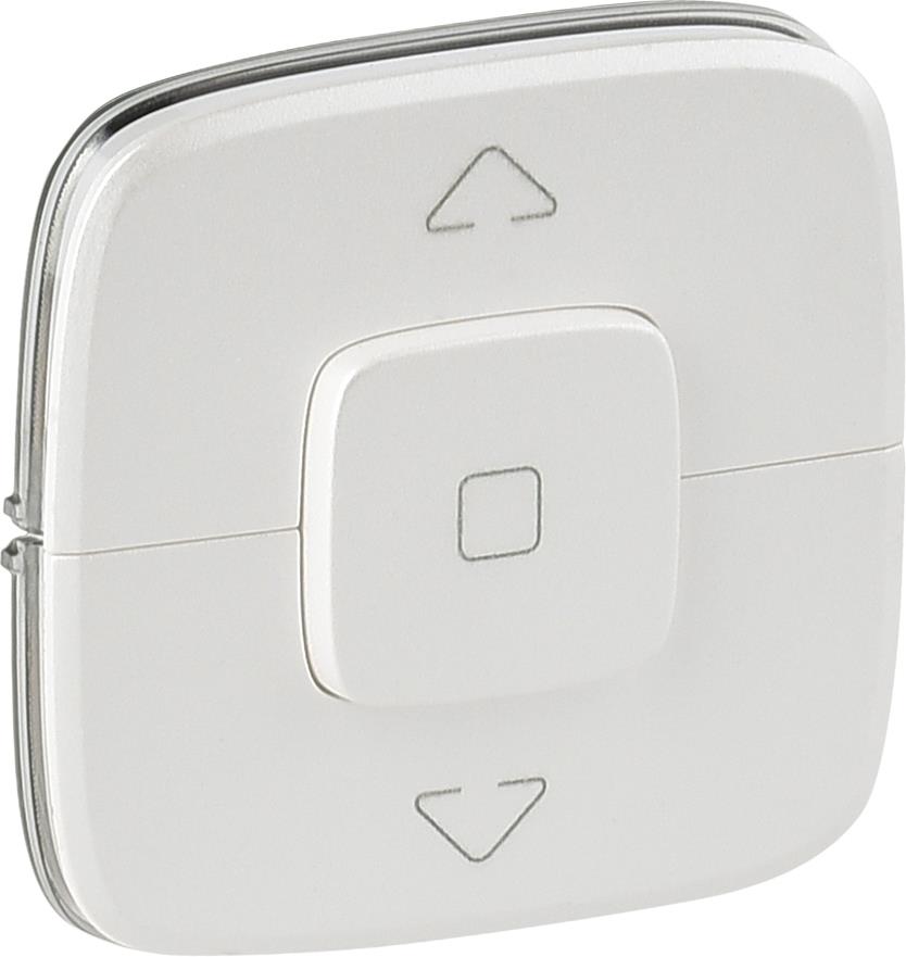 Лицев панел за ключ/бутон за щори цвят Перла Valena Allure Legrand