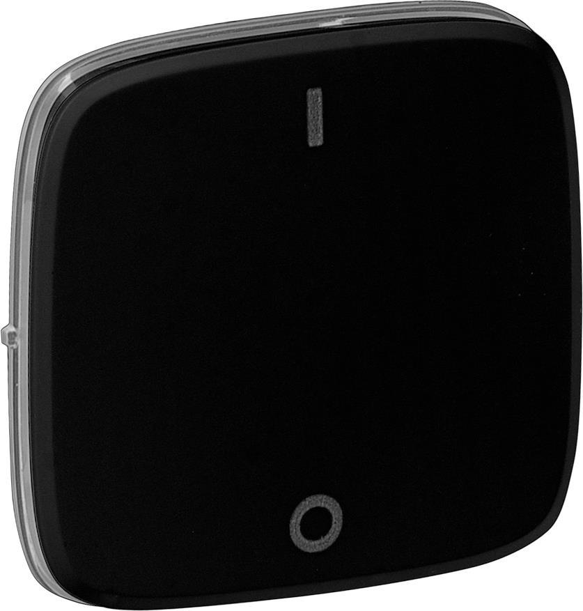 Лицев панел за двуполюсен ключ 1/0 цвят Черен Valena Allure Legrand