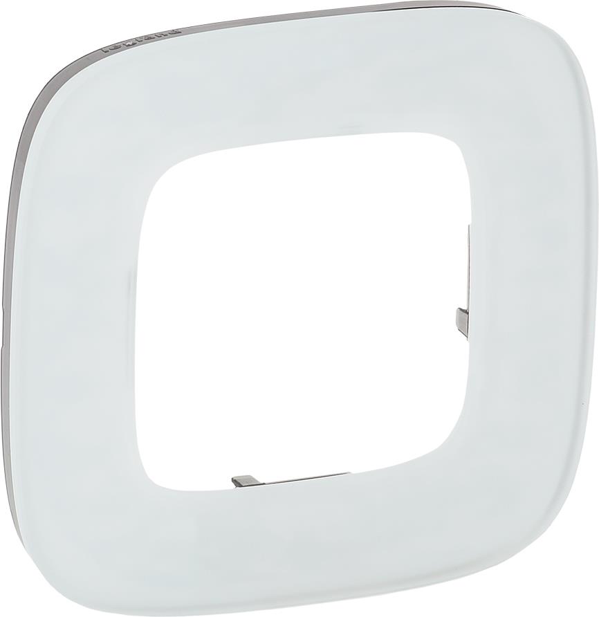 Рамка 1х цвят Бяло стъкло Valena Allure Legrand