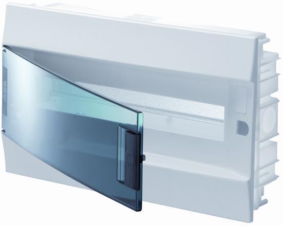 Табло за скрит монтаж  18мод. Mistral41F с прозрачна врата и Н и РЕ клеми ABB