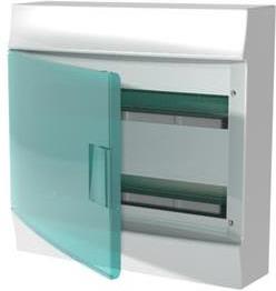 Табло за открит монтаж 2х18мод. Mistral41W с прозрачна врата и Н и РЕ клеми ABB