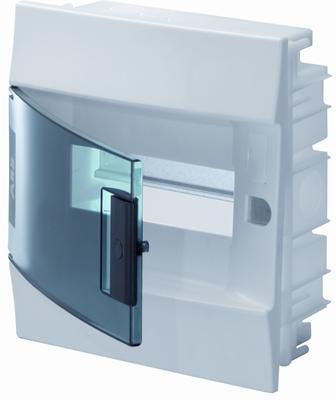 Табло за скрит монтаж  8мод. Mistral41F с прозрачна врата и Н и РЕ клеми ABB
