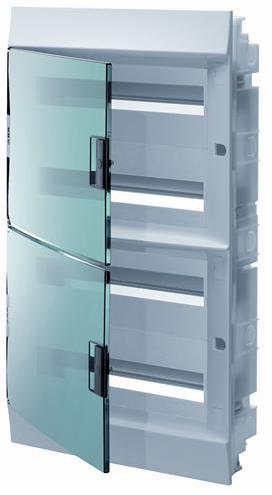 Табло за скрит монтаж  4х18мод. Mistral41F с прозрачна врата и Н и РЕ клеми ABB