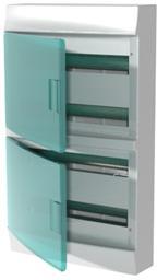 Табло за открит монтаж 4х18мод. Mistral41W с прозрачна врата и Н и РЕ клеми ABB