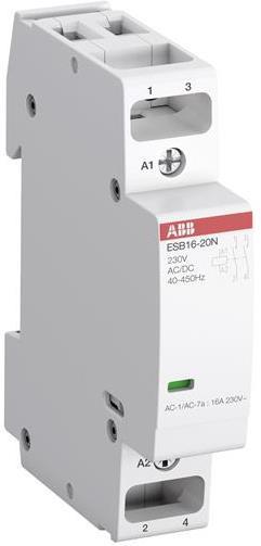 Модулен контактор ESB 16A 2NO 230ac/dc 1 мод. ABB