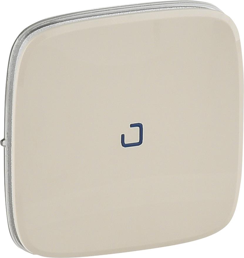 Лицев панел за ключ/бутон с индикация цвят Крем Valena Allure Legrand