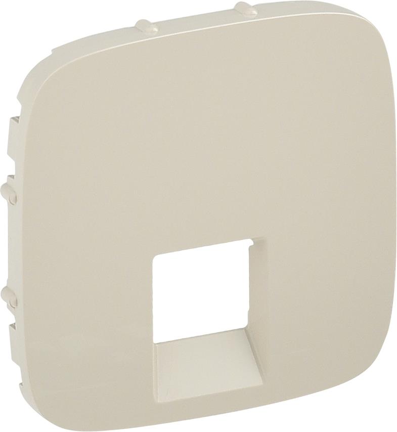 Лицев панел за единична RJ45/RJ11 розетка цвят Крем Valena Allure Legrand