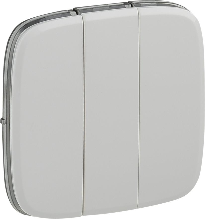 Лицев панел за троен ключ цвят Бял Valena Allure Legrand