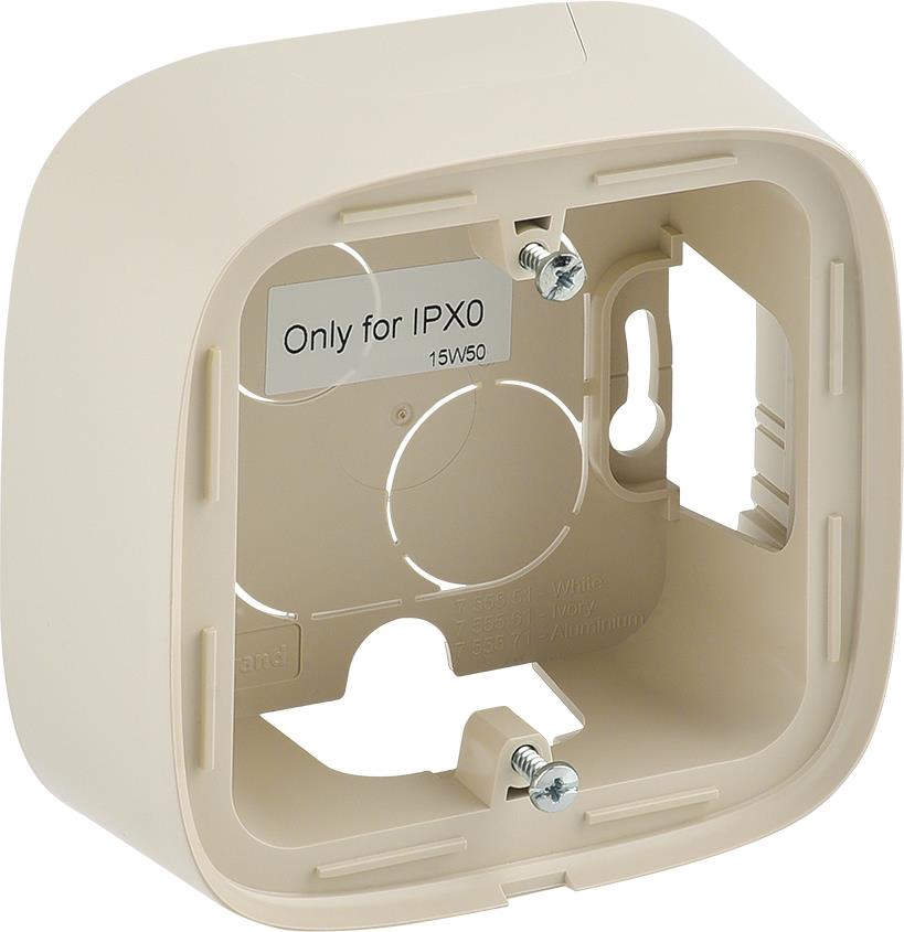 Единична конзола за открит монтаж цвят Крем Valena Allure Legrand