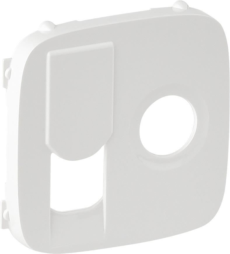 Лицев панел за TV+RJ45 розетка цвят Бял Valena Allure Legrand