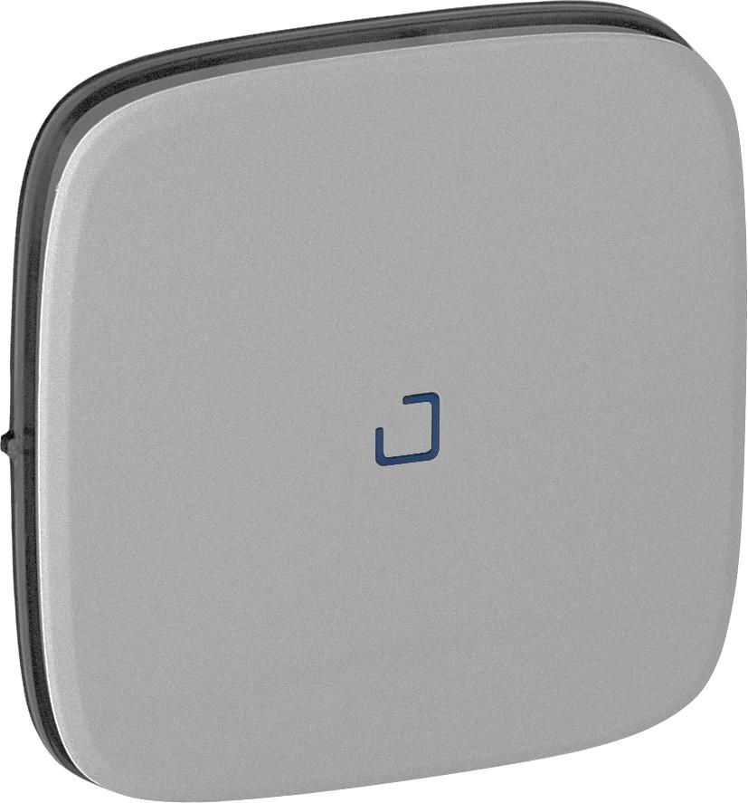 Лицев панел за ключ/бутон с индикация цвят Алуминий Valena Allure Legrand