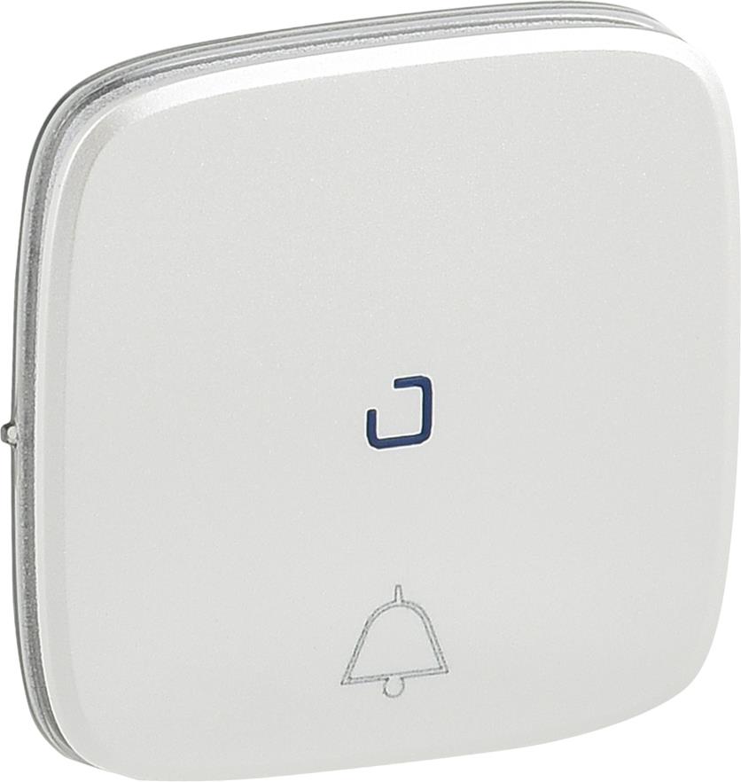 Лицев панел за бутон с подсветка и символ звънец цвят Перла Valena Allure Legrand