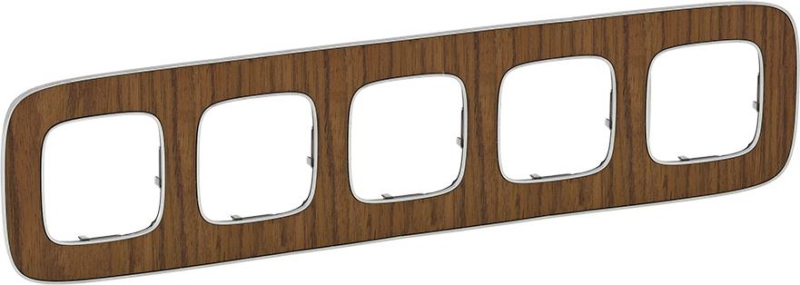 Рамка 5х цвят Орех Valena Allure Legrand