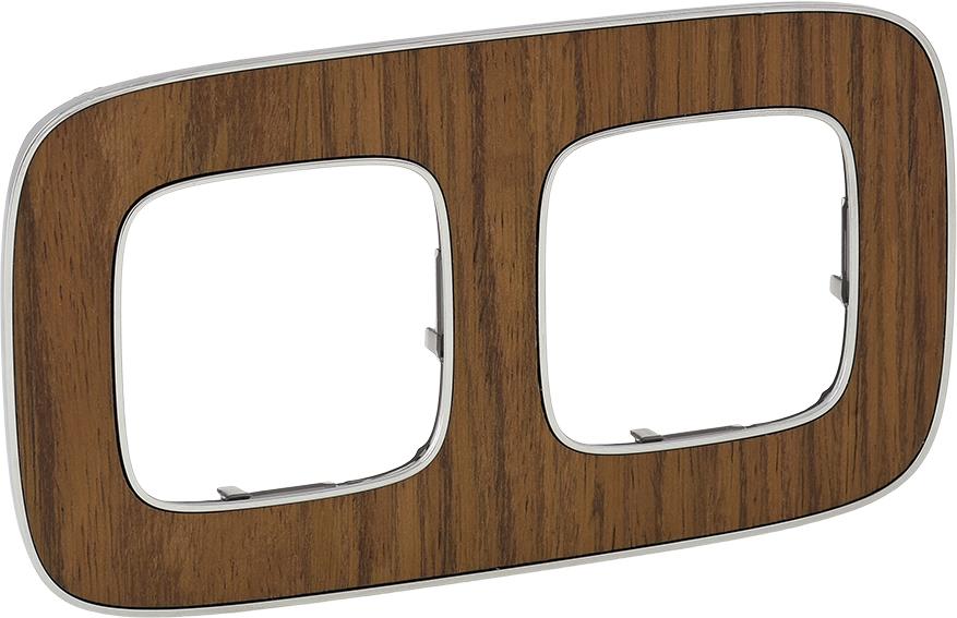 Рамка 2х цвят Орех Valena Allure Legrand