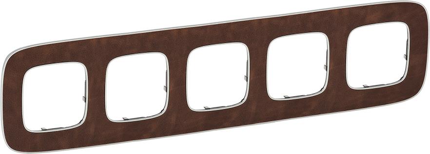 Рамка 5х цвят Кожа Valena Allure Legrand