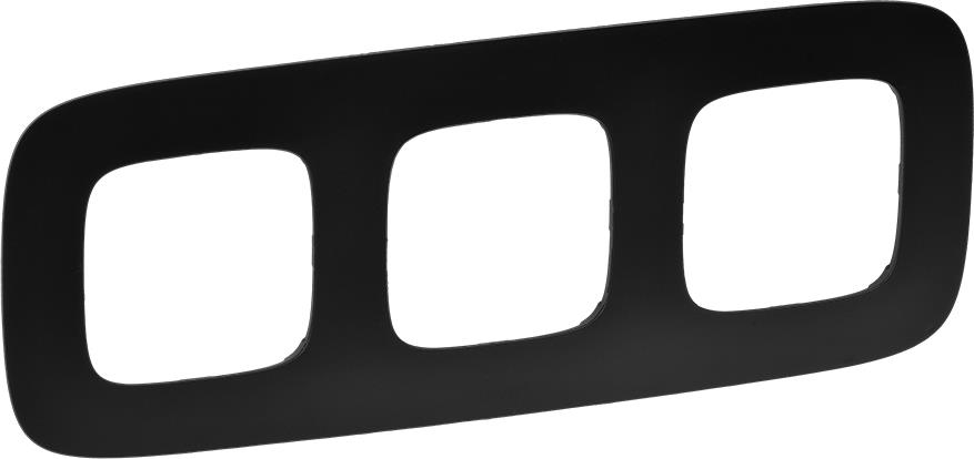 Рамка 3х цвят Черен мат Valena Allure Legrand