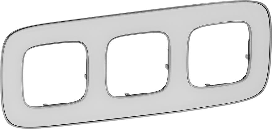 Рамка 3х цвят Бяло огледало Valena Allure Legrand