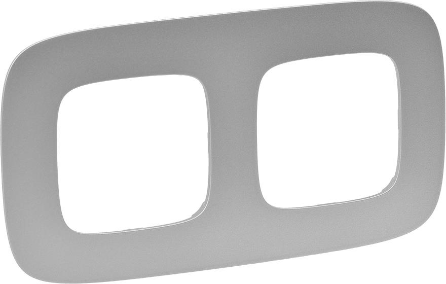 Рамка 2х цвят Алуминий Valena Allure Legrand