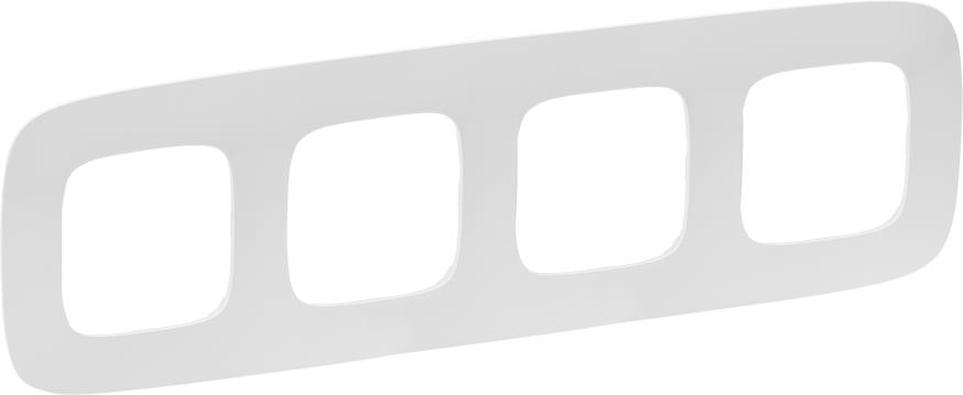 Рамка 4х цвят Бял Valena Allure Legrand