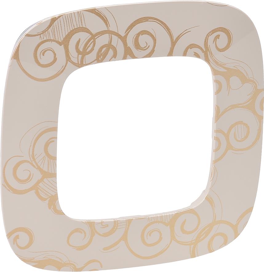 Рамка 1х цвят Нарцис злато Valena Allure Legrand 