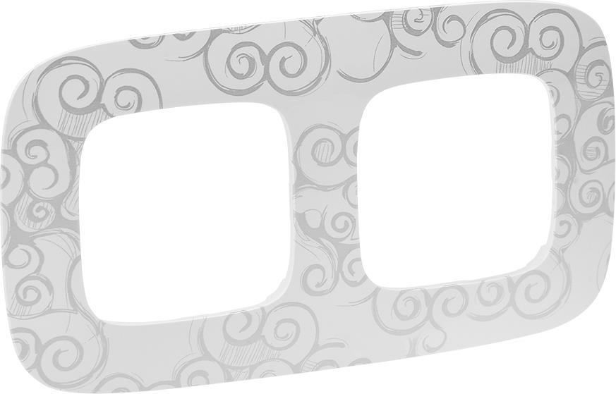 Рамка 2х цвят Нарцис хром Valena Allure Legrand