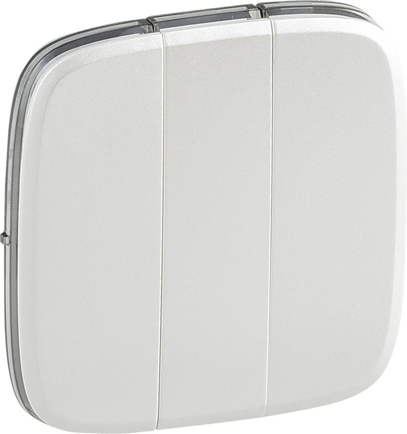 Лицев панел за троен ключ цвят Перла Valena Allure Legrand