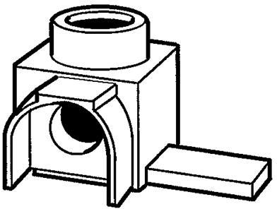 Захранваща пин клема под 90 градуса кабел 6-25мм2 Ast 25/15 QS ABB
