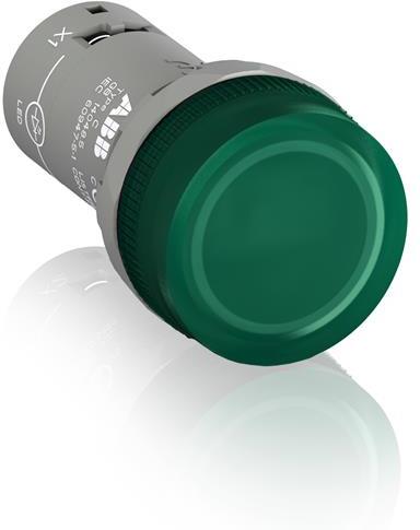Сигнална лампа LED CL2-523G сглобена зелена 230Vac Ø22mm Compact ABB