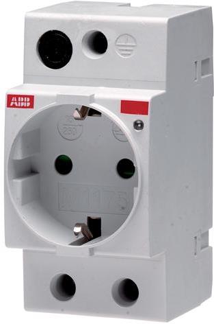 Контакт за DIN-шина M1175 шуко 16Α 2.5 мод. ABB