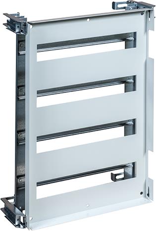 Монтажна основа за метално табло 600х400х150/200мм ARGENTA за 64 DIN модула IDE