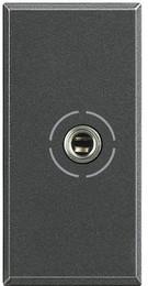 Розетка аудио жак 3.5mm 1 мод. цвят Антрацит Axolute Bticino