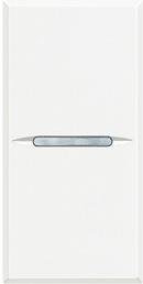 Кръстат ключ 1 мод. 16A аксиален цвят Бял Axolute Bticino