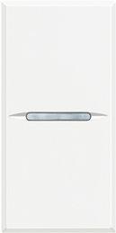 Еднополюсен ключ 1 мод. 10A аксиален цвят Бял Axolute Bticino