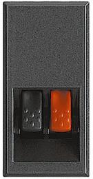 Розетка за тонколони 1 мод. цвят Антрацит Axolute Bticino