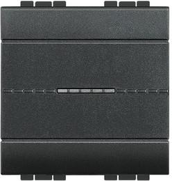 Кръстат ключ 2 мод. 16A аксиален цвят aнтрацит LL Bticino