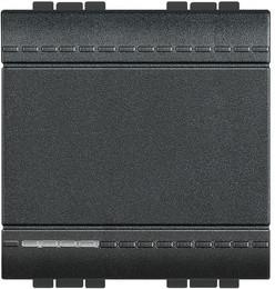 Девиаторен ключ 2 мод. 10A цвят Антрацит LL Bticino 