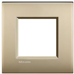 Рамка 2 мод. метална Gold mat AIR LL Bticino