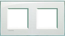 Рамка 2х2 мод. правоъгълна Acquamarine LL Bticino