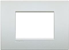 Рамка 3 мод. метална Pearl white AIR LL Bticino
