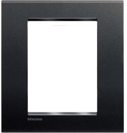 Рамка 3+3 мод. правоъгълна Anthracite LL Bticino